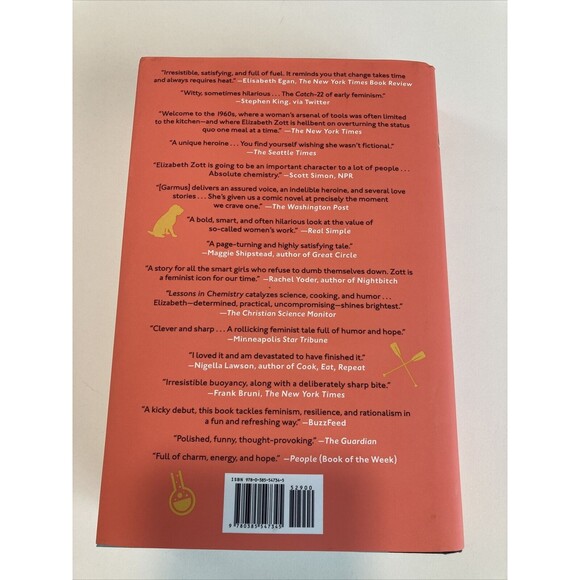 Lessons in Chemistry : A Novel by Bonnie Garmus (2022, Hardcover) Very Good - Picture 2 of 7